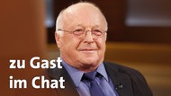 Zu Gast im Chat: Norbert Blüm © NDR Fotograf: Wolfgang Borrs