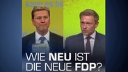 Guido Westerwelle(†) und Christian Lindner, FDP. © NDR 