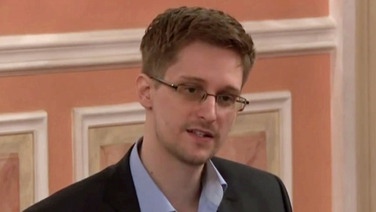 Edward Snowden in Moskau.  