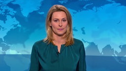 Anja Reschke in den Tagesthemen vom 08. Januar 2016.  Foto: Screenshot