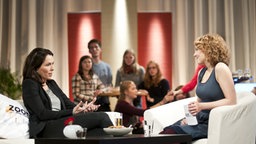 25.01.2013: Zu Gast in der Sendung "ZOOM - Das Mediencafé" der TU Dortmund, moderiert von Nele Posthausen © nrwision