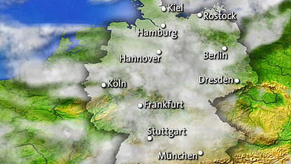 Deutschland Wetterkarte