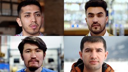 Erst abgeschoben, dann über Arbeitsmigration wieder nach Deutschland eingereist: vier von "Seehofers Afghanen" © NDR 