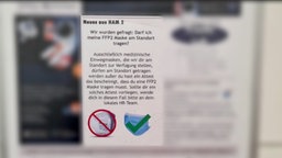 Amazon verbietet Mitarbeitern FFP2-Masken © NDR /ARD Foto: Screenshot