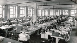 Produktion bei Felina ind den 1930er Jahren.