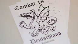 Das "Richtlinien"-Papier von "Combat 18 Deutschland". © NDR Foto: Julian Feldmann