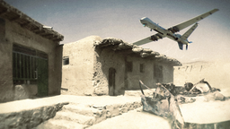Drohne fliegt über Afghanistan © ARD 