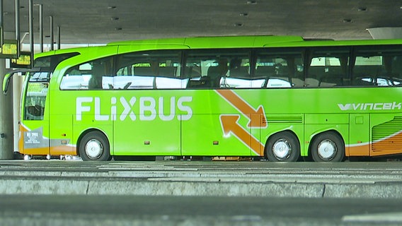 Flixbus am Busbahnhof  
