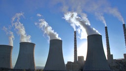 Kraftwerk im  nordgriechischen Kohlerevier "Ptolemaida"  