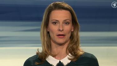 Anja Reschke moderiert Panorama am 25. April 2013.  