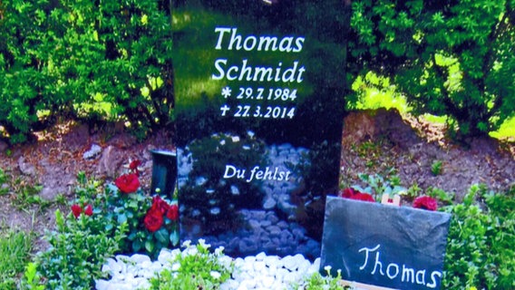 Das Grab von Thomas Schmidt  