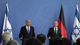 Benjamin Netanjahu und Olaf Scholz © NDR 