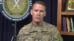 Ryan Dillon, der Sprecher der US-Armee im Nahen Osten © NDR Foto: Screenshot