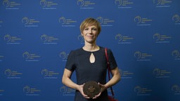 Birgit Wärnke gewinnt den Robert Geisendörfer Preis 2019. © Robert Geisendörfer Preis Foto: Verena Brüning