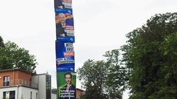 Plakate von CDU und AfD im sächsischen Wahlkampf 2019 © NDR Foto: Screenshot