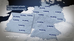 Die Mieten in den meisten Neubauten in deutschen Großstädten sind für Normalverdiener nicht bezahlbar. © NDR 