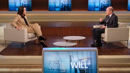 Bundeskanzler Olaf Scholz zu Gast bei Anne Will  